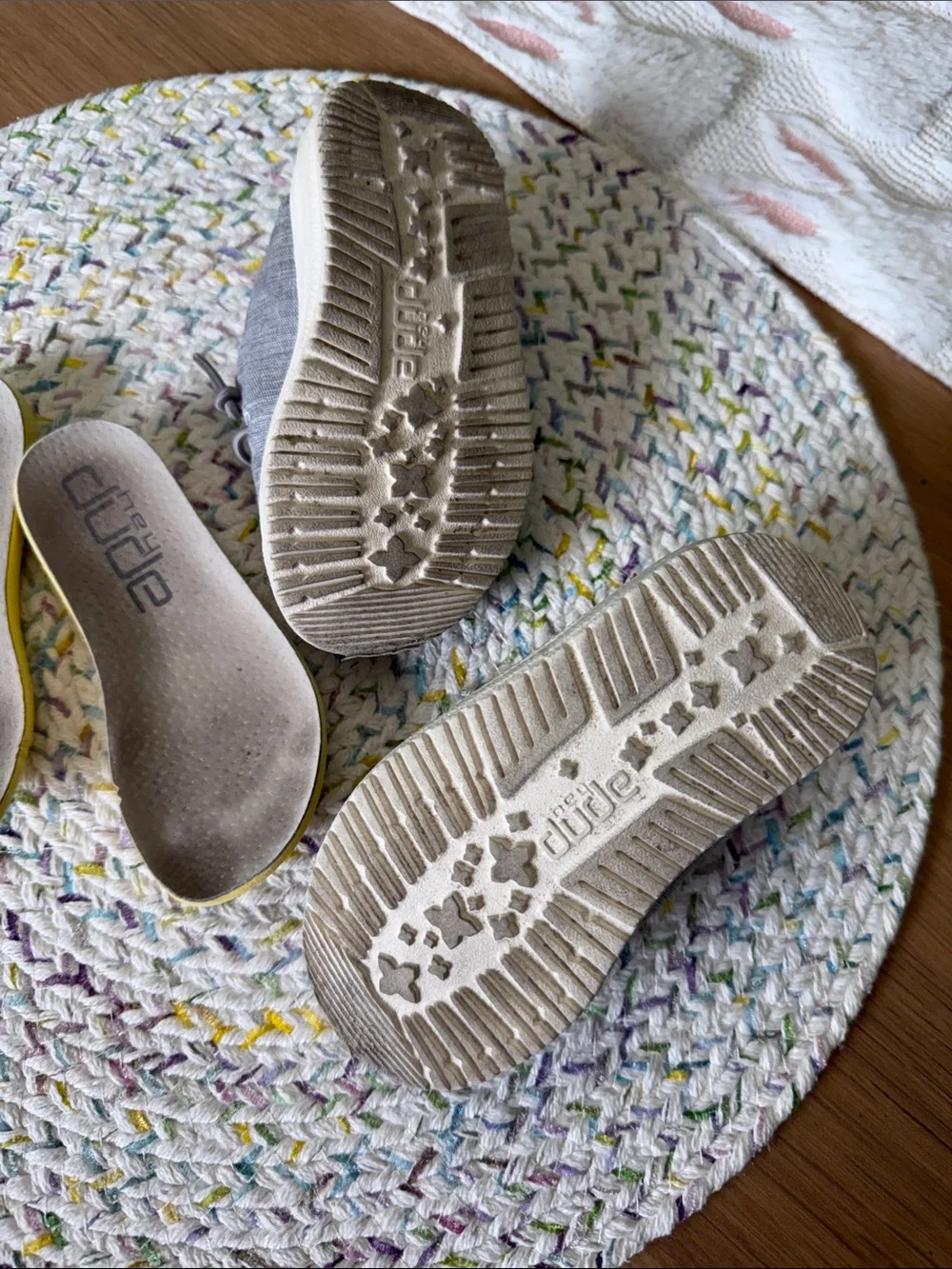 Hey Dude Kids Gray Slip-On Baby/Toddler Shoes